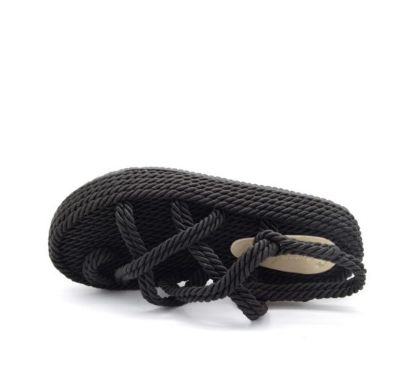 sandales corda nero semerdjian icone montpellier